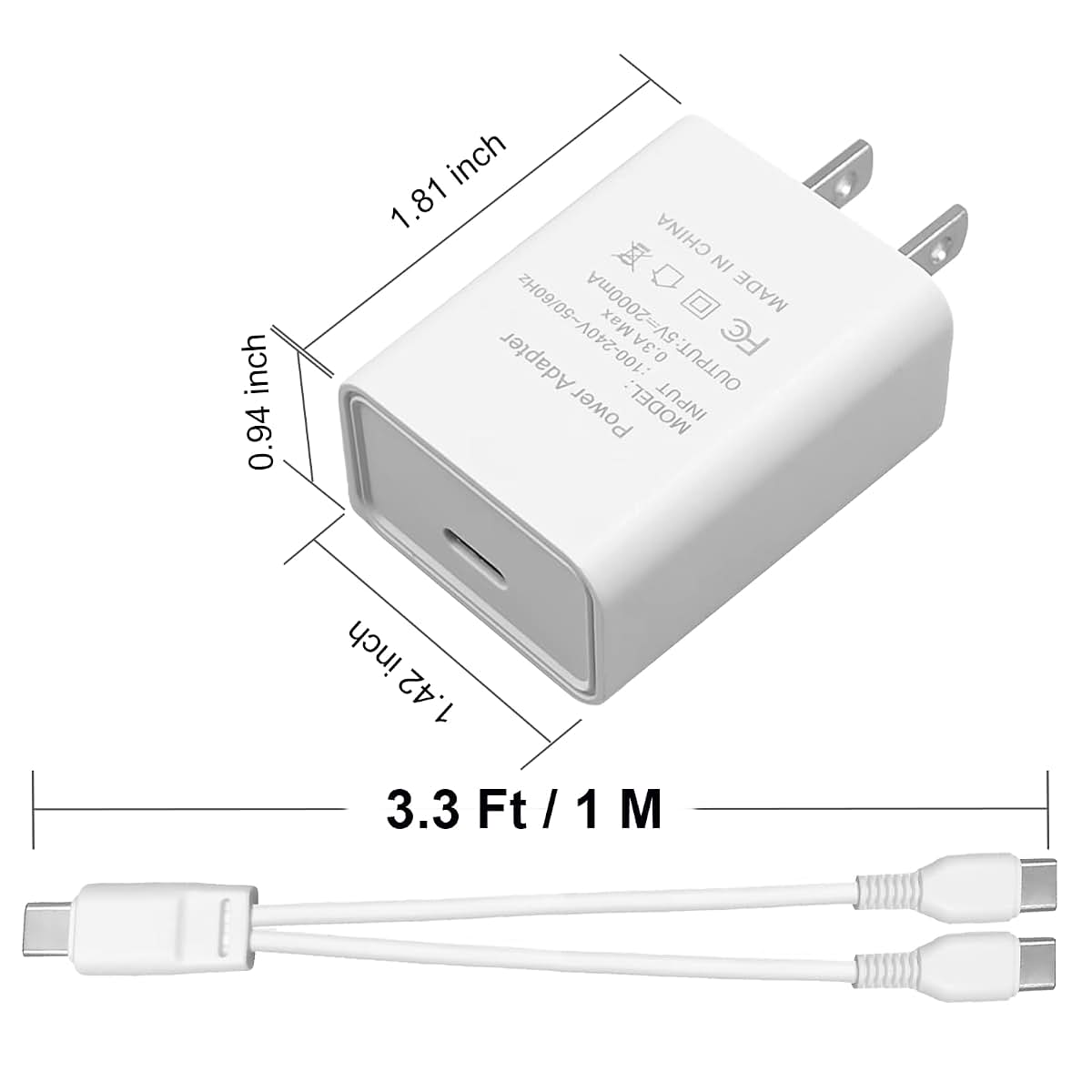 Battery Charger Unit, Recharging Accessory for Household Electronics