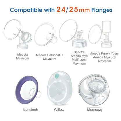 Maymom Flange Inserts 17 mm for 24 mm Shields
