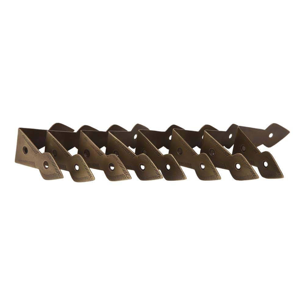 BrassTrunk Corner Protector – Antique Finish Metal Guards for Trunks