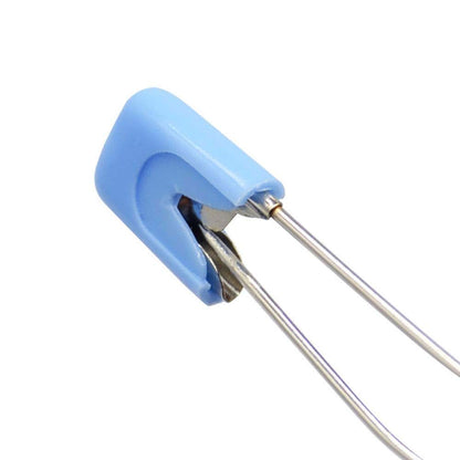 Nx Garden 12 Pcs Curved Plastic Head Safety Locking Diaper Pins