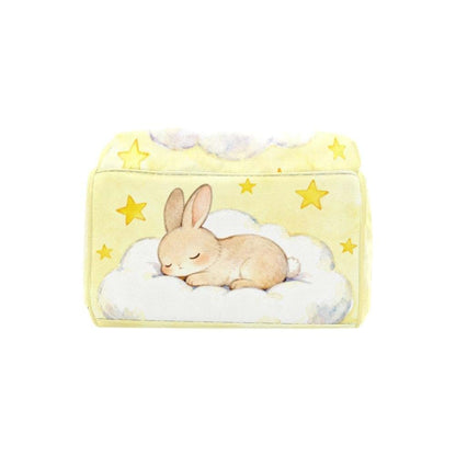 NZOOHY Sleeping Rabbit Yellow Star Personalized Diaper Bag Backpack with Name,Custom Mommy Bag Gifts Nappy Backpack for (photo 4)