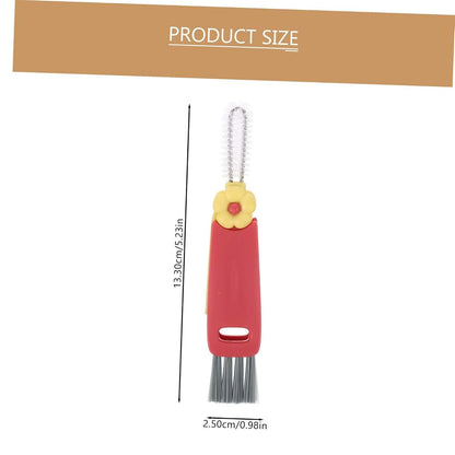 FRCOLOR 2-Pack Multi-Function Bottle Cleaners with Soft TPE Brush