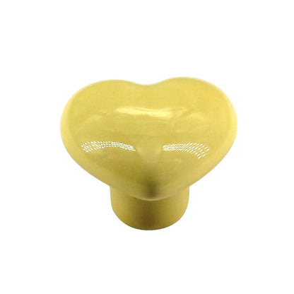Zerniple Yellow Ceramic Door Knobs Kids Room Drawer Handle Pullls Cabinet Cupboard Wardrobe Knobs (Come with Screws and (photo 2)
