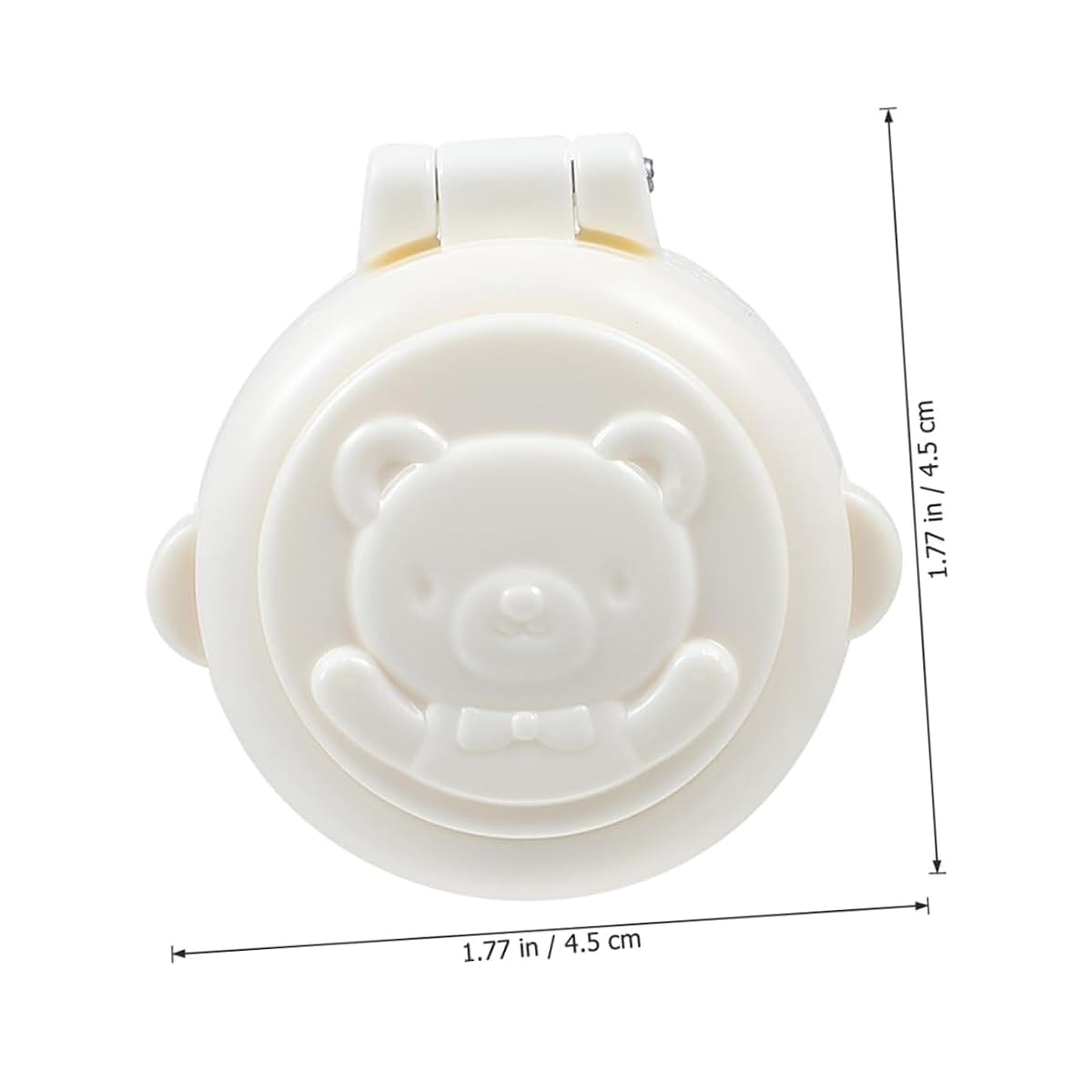 FRCOLOR 3 Pack ABS Button Covers White Adhesive Stick