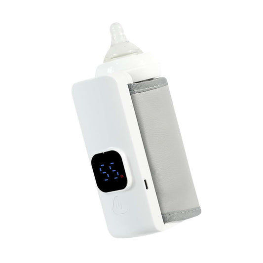 ZEXKENS Rapid Warm Insulation Sleeve for Bottles with 6 Temp Levels Quick Milk Feeding Portable Bottle Warmer Long