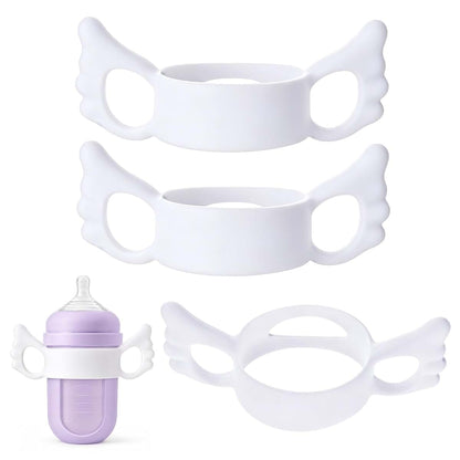 Mvelwodx 3 Pcs Silicone Bottle Handles For Nursh And Square Bottles