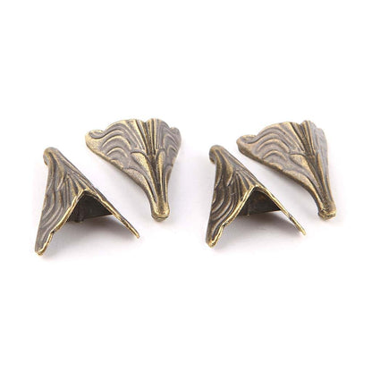 Nigubwo 8Pcs Antique Corner Protectors Bronze Tone