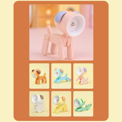 Jemora Cartoon Night Light Kid Lamp Mini Dog LED Desk Lamp (photo 3)