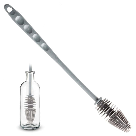 DekoTech 11-Inch Silicone Bottle Brush With Soft Bristles