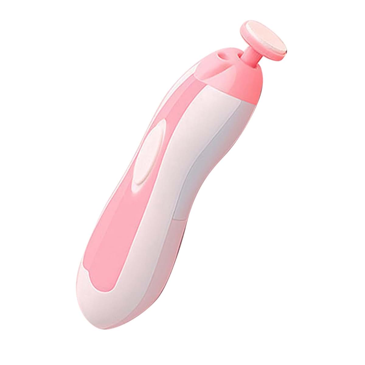 Bnineteenteam Baby Electric Nail Trimmer with LED Light, 2 Speeds, 6 Heads for Newborn