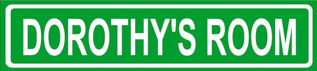 Any And All Graphics Aluminum Street Sign, 4"x18" Green