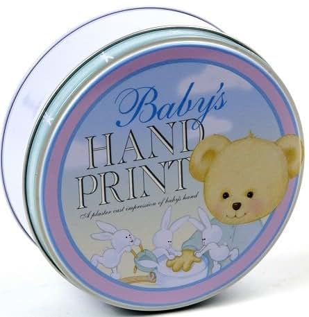 Milestone Collection Baby Hand Print Kit, Blue/Pink/Green. 5.5" x 2"