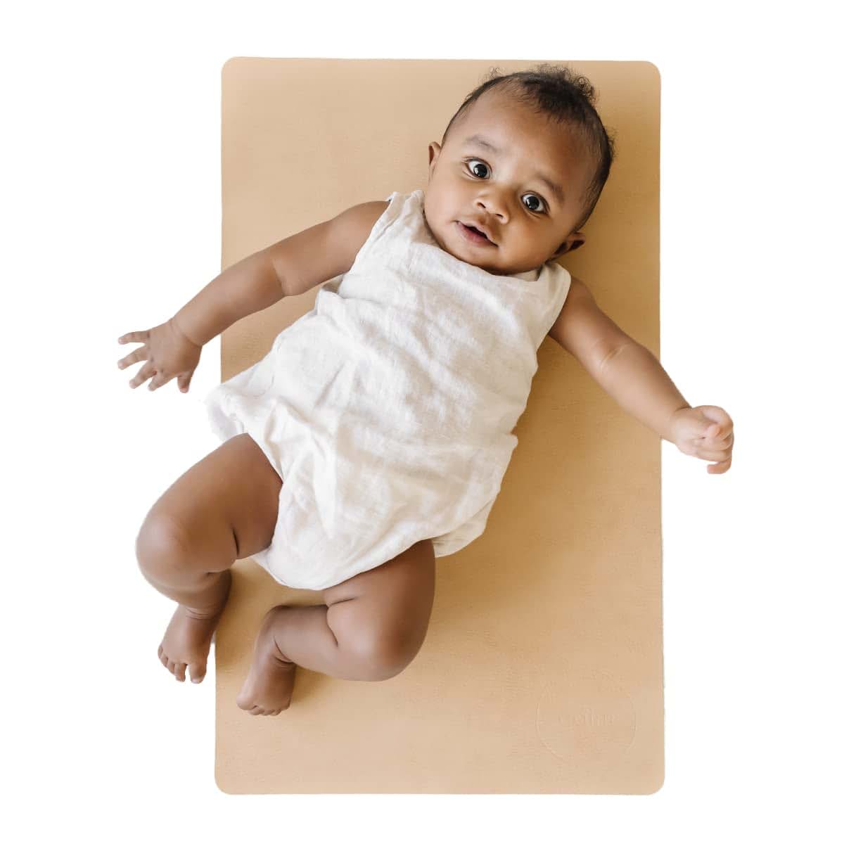 Baby Diaper Changing Mat | Wipeable PU Leather Travel Pad