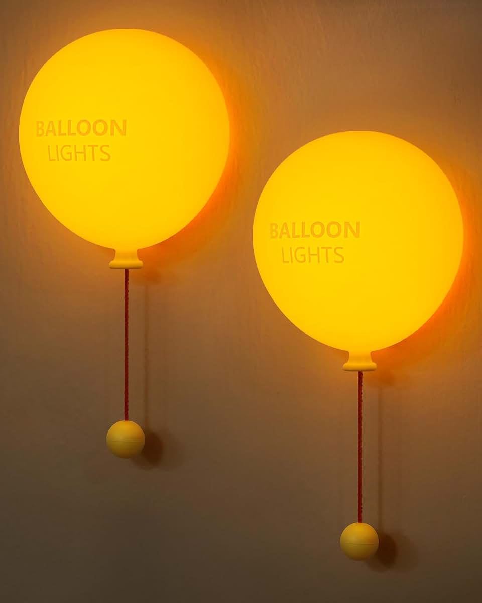 Fuloon Balloon Wall Light Set | Rechargeable Silicone Night Lights