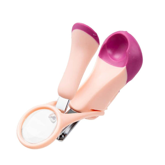 Hohopeti Magnifier Nail Clipper for Baby and Toddler, Portable Stainless Steel and ABS