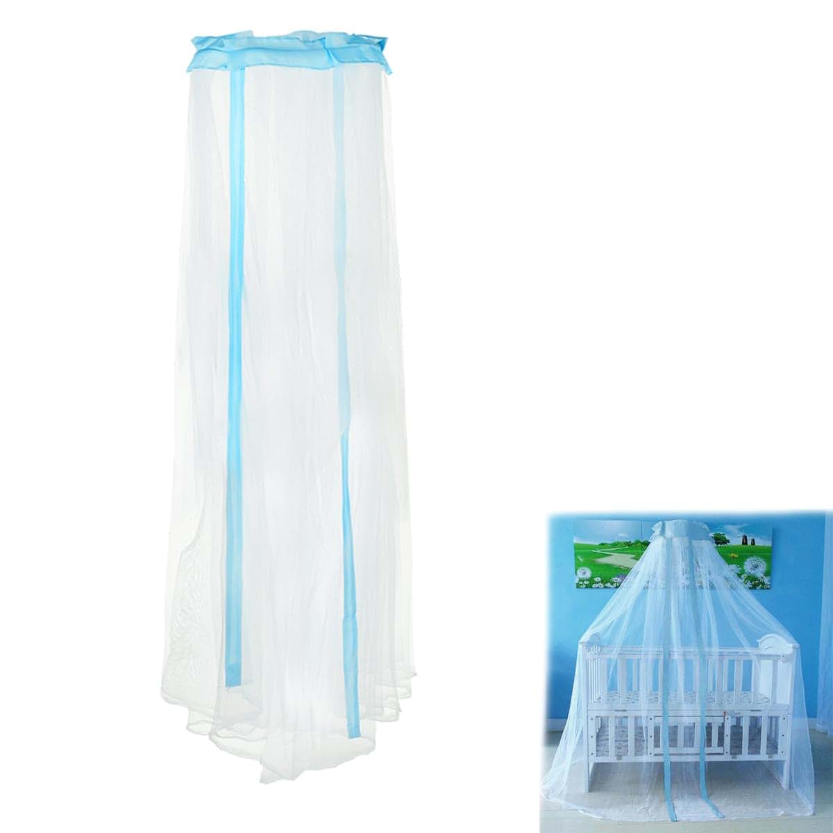 Crib Mosquito Net Dome Canopy Foldable Cot Net Tent Universal Palace Style