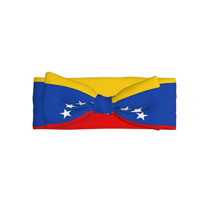 YUYnkhd Flag Of Venezuela Printed Baby Bow Headband For 0-6 Months