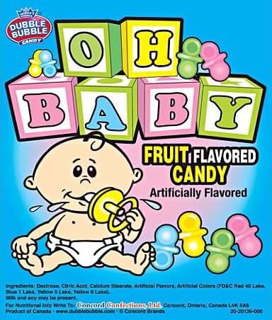 SweetGourmet Oh Baby Pacifiers Candy | Fruit Flavored Candy | 1 Pound (photo 2)