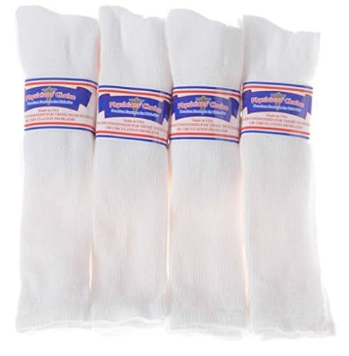Physician's Choice Diabetic Over The Calf Crew Socks, 12 Pair Pack, Size 13-15