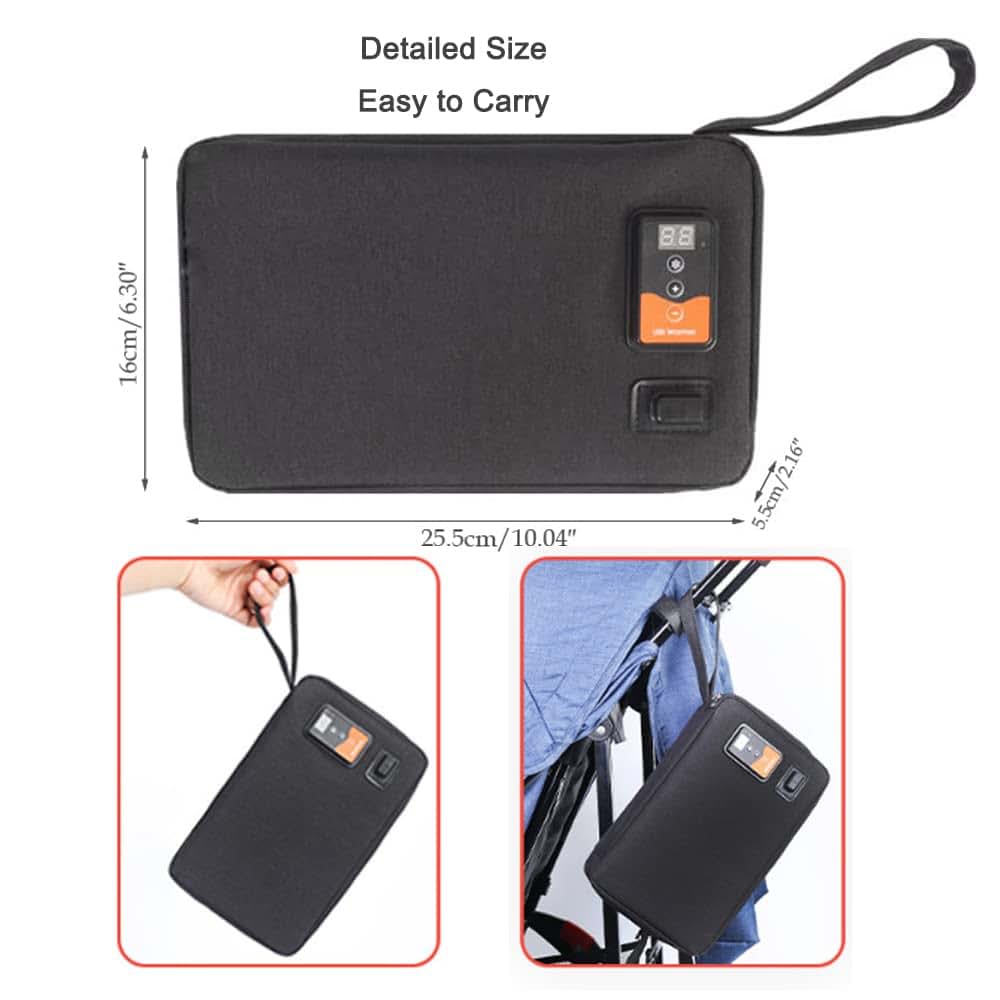 Eriqkca Portable Car Wipes Heater Warmer With Digital Display (photo 2)