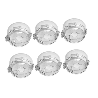 Gas Stove Knob Covers 6pcs Plastic Childproof Protector Guard