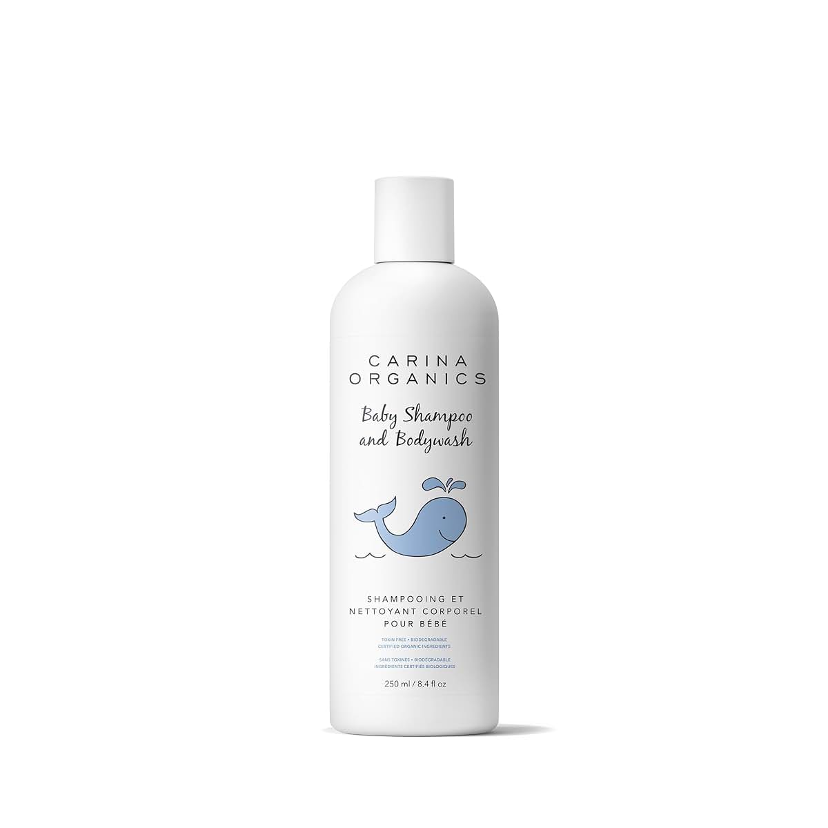 Carina Organics Baby Shampoo & Body Wash - Sweet Pea Scent