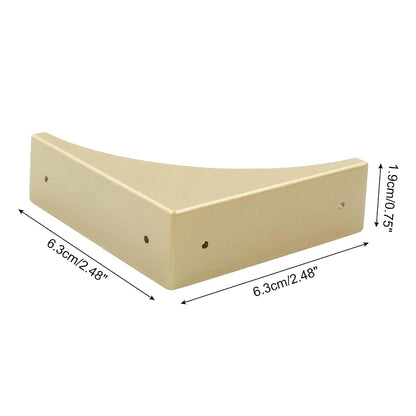 Bivethoi Bronze Box Corner Protectors, 4-Pack, Zinc Alloy