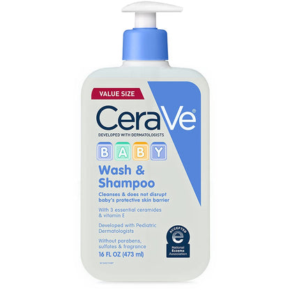 CeraVe Baby Wash & Shampoo Tear-Free