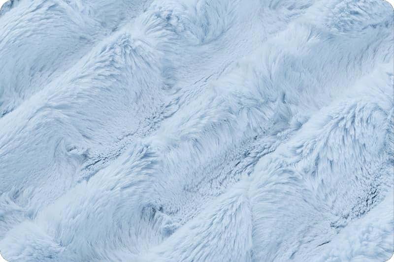 Minky B Minky Baby Blanket in Baby Blue