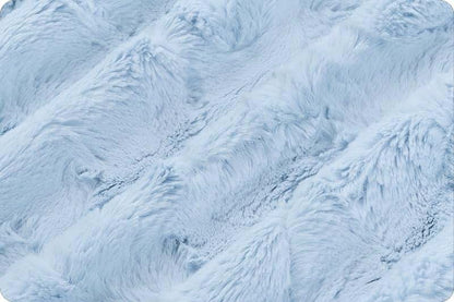 Minky B Minky Baby Blanket in Baby Blue