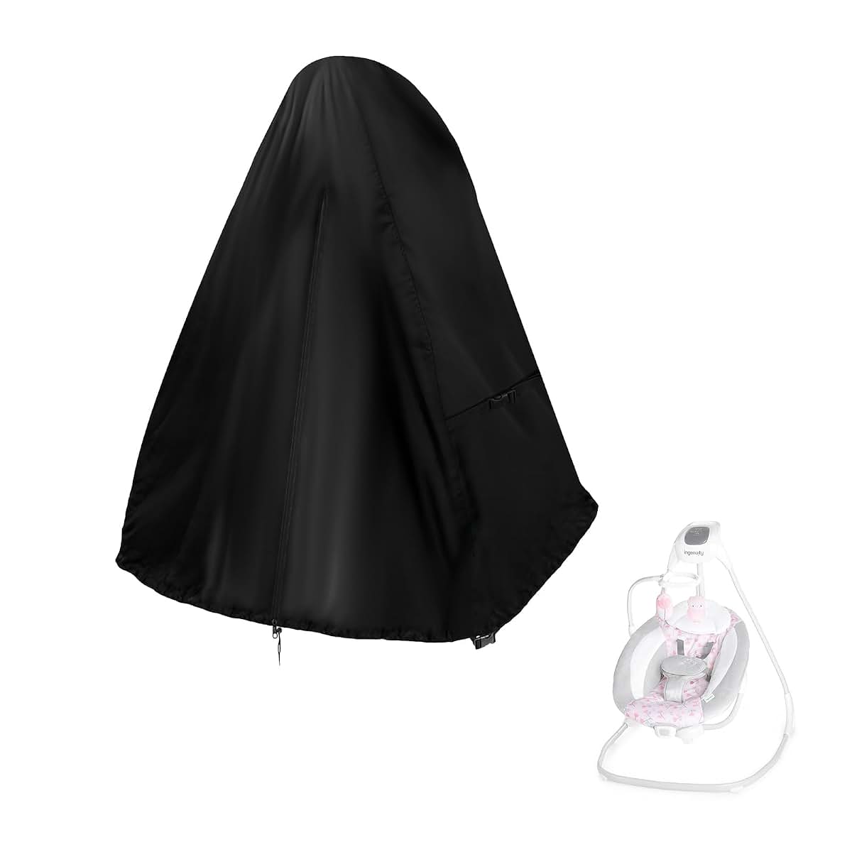 Kasla Baby Swing Cover, 30"×35"×36" Waterproof 420D Oxford, Fits Ingenuity SimpleComfort