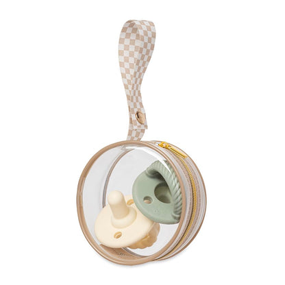 Itzy Ritzy Clear Pacifier Case with Clip