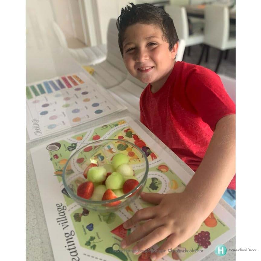 Homeschool Decor Mindful Kids Eat & Learn Placemat (photo 3)