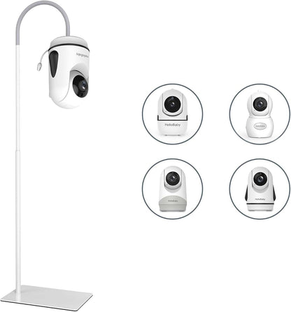 HelloBaby Baby Monitor Floor Stand, Height Adjustable 76-148cm, No-Drill Mount for HB6550 HB6339 HB6363 HB6148