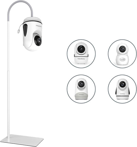 HelloBaby Baby Monitor Floor Stand, Height Adjustable 76-148cm, No-Drill Mount for HB6550 HB6339 HB6363 HB6148