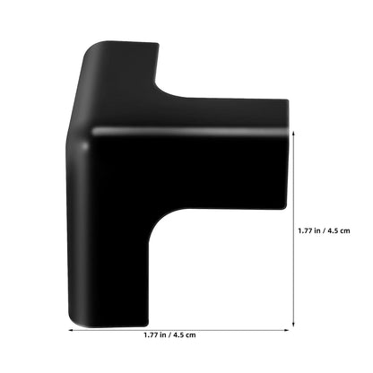 Veemoon Table Corner Protective Pads, 4 Pack Soft PVC Edge Guards, Universal Fit for Furniture