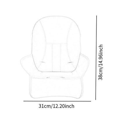 Generic High High Chair Cover Waterproof Blue