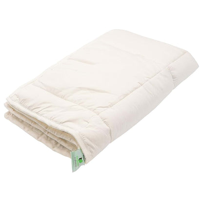 OrganicTextiles Australian Wool Crib Mattress Pad Portable