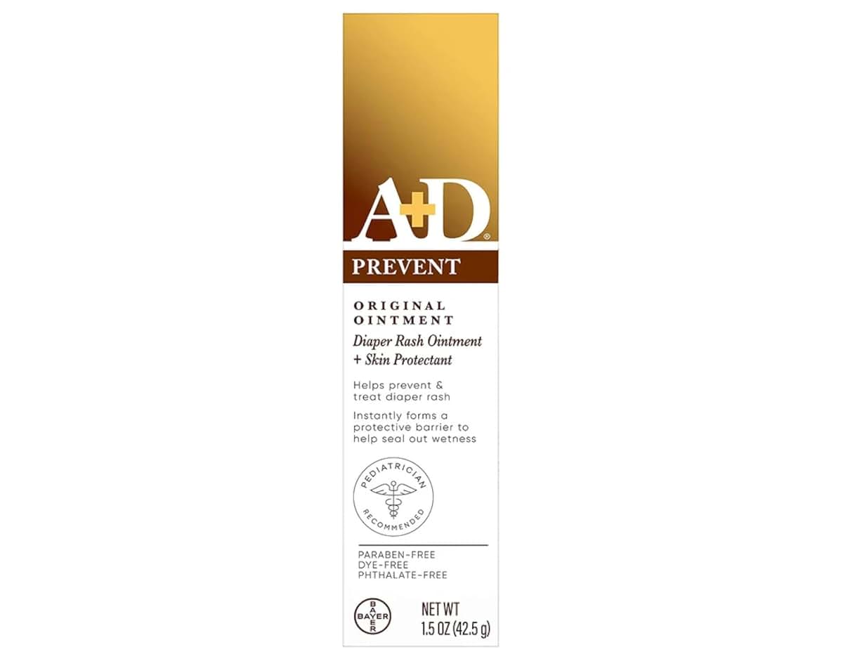 A&D Diaper Rash Ointment and Skin Protectant, Original, 1.5 oz, 2-Pack