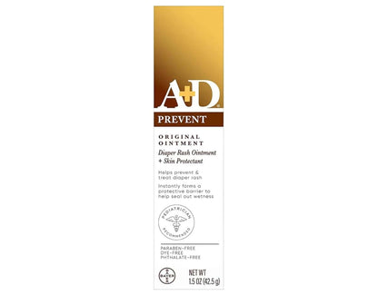 A&D Diaper Rash Ointment and Skin Protectant, Original, 1.5 oz, 2-Pack