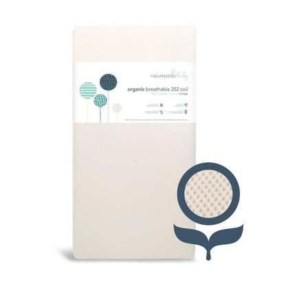 Naturepedic Organic 2-Stage Crib Mattress for Infant & Toddler Use