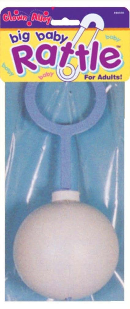Costumes For All Occasions Baby Rattle Blue, Large Plastic Keepsake