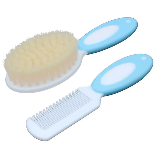 Duruan Baby Hair Brush with Soft Goat Bristles for Newborns and Toddlers