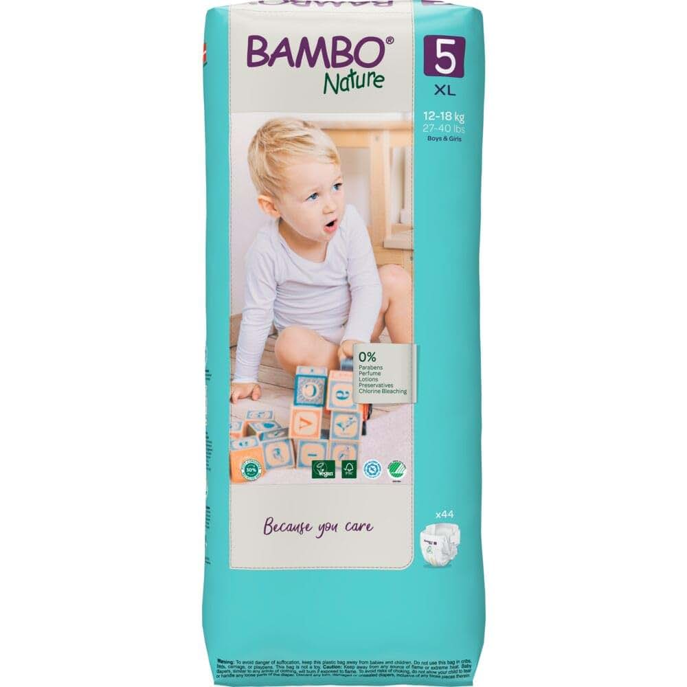 Bambo Nature Size 5 Disposable Baby Diapers