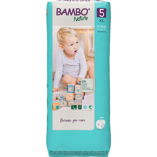 Bambo Nature Size 5 Disposable Baby Diapers