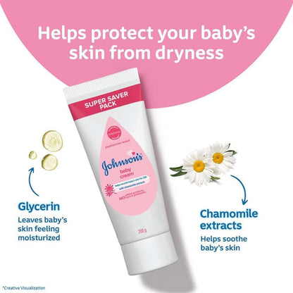 Fountina John&Son Baby Cream, 200g Moisturizing Lotion, 4-Pack (photo 4)
