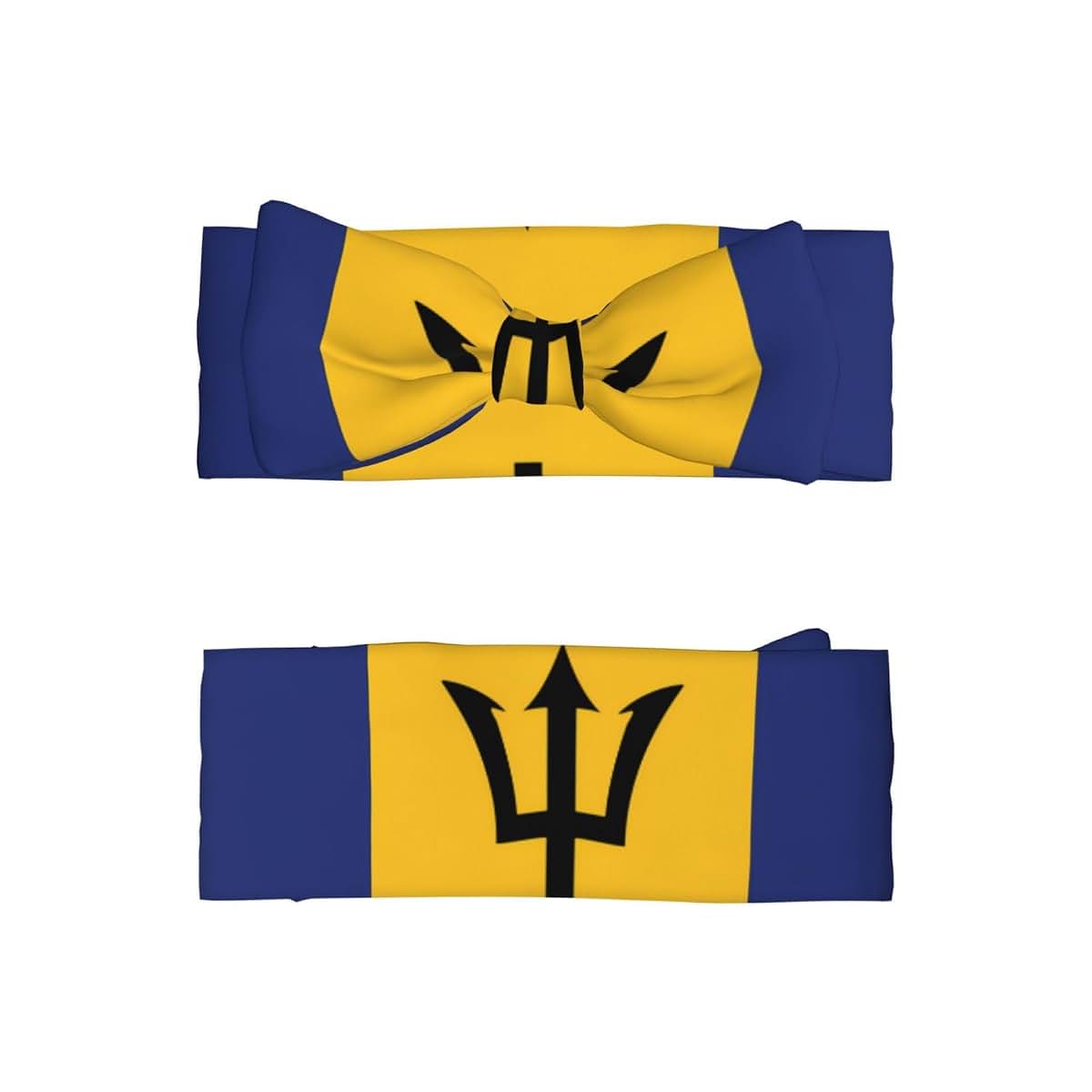 WZYCWB Barbados Flag Baby Bow Headband For Infants (photo 2)