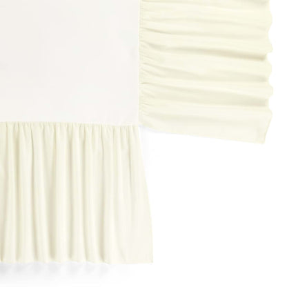 Lush Decor Ruffle Crib Skirt, 16" Drop, Ivory (photo 3)