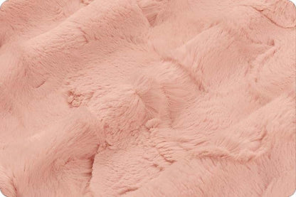Minky B Minky Baby Blanket Coral Pink Swaddle