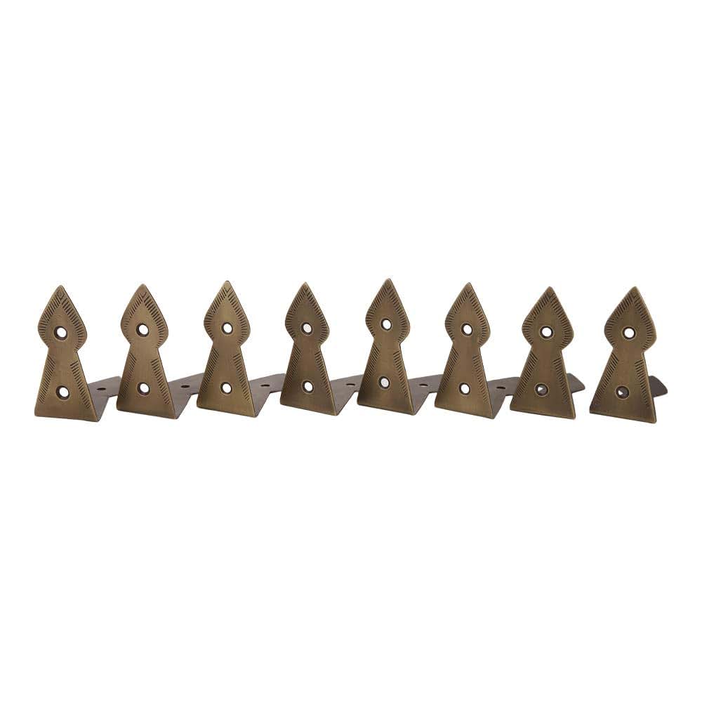 BrassTrunk Corner Protector – Antique Finish Metal Guards for Trunks